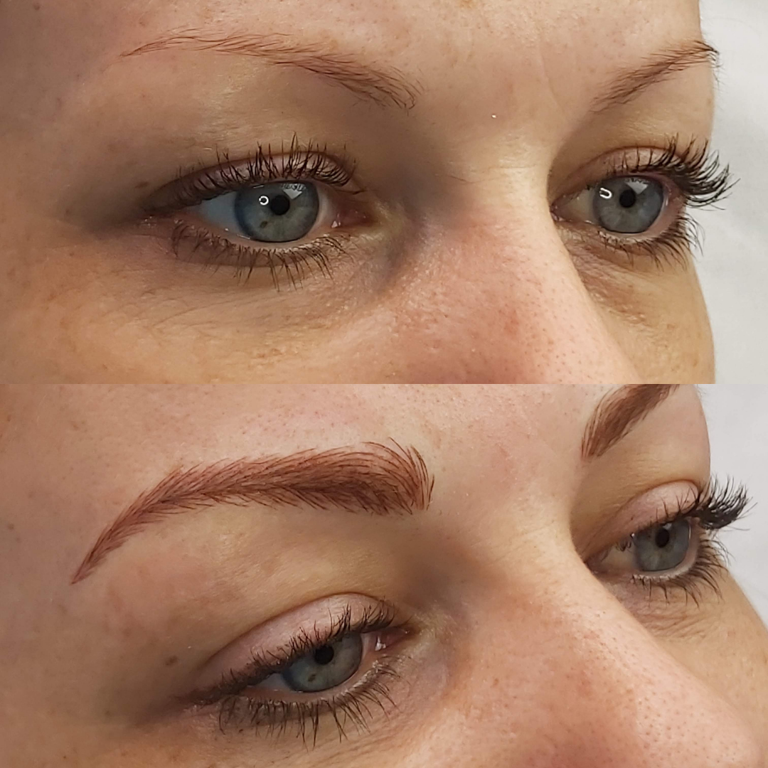 Close image of the result of a micropigmentation work by Deluxe Micropigmentation