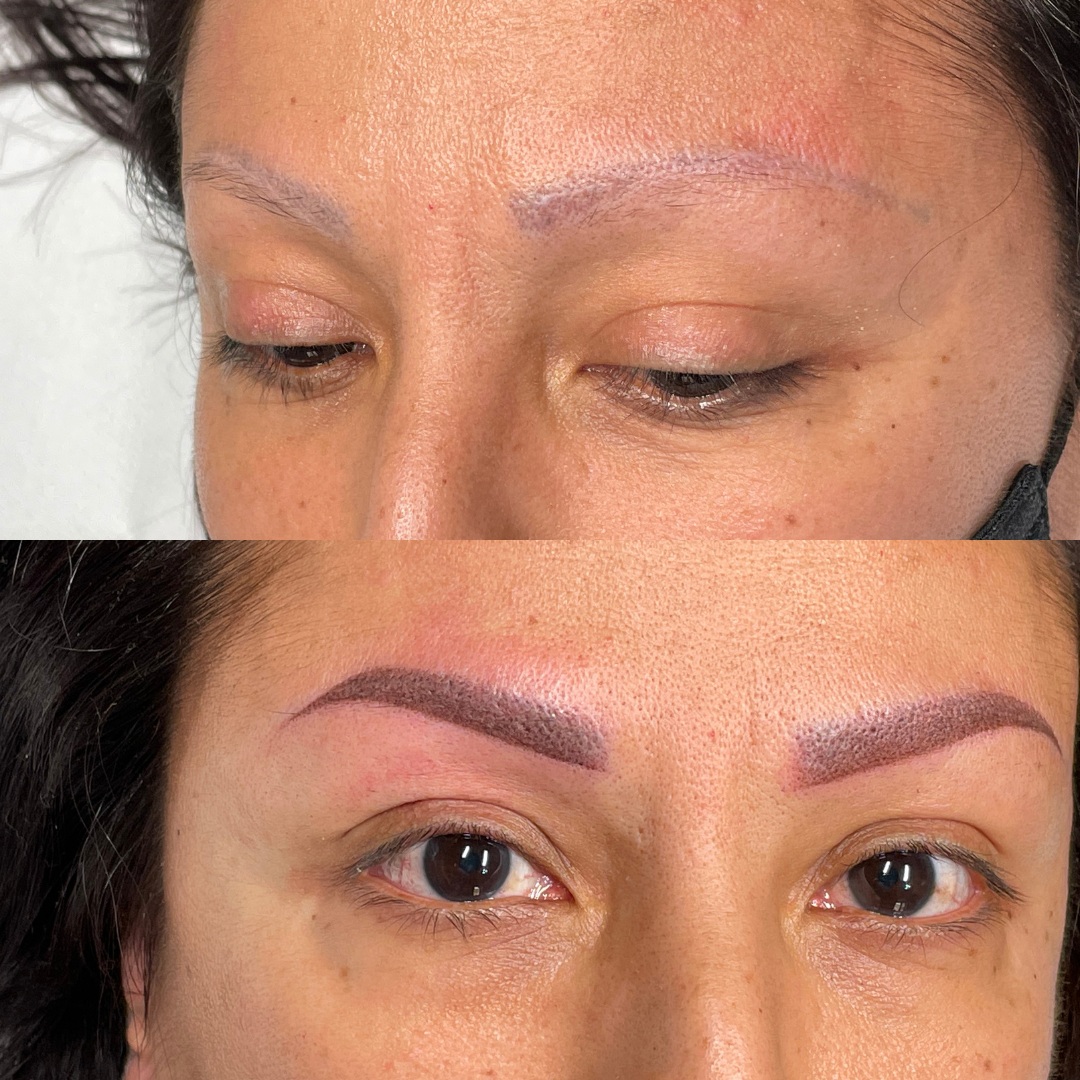 Close image of the result of a micropigmentation work by Deluxe Micropigmentation